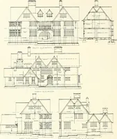An illustration from The modern home : a book of British domestic architectvre for moderate incomes; a companion volvme to "The British home of to-day" (1906)