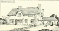 An illustration from The modern home : a book of British domestic architectvre for moderate incomes; a companion volvme to "The British home of to-day" (1906)