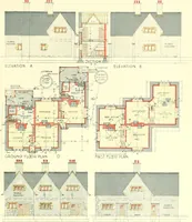 An illustration from The modern home : a book of British domestic architectvre for moderate incomes; a companion volvme to "The British home of to-day" (1906)