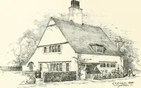 An illustration from The modern home : a book of British domestic architectvre for moderate incomes; a companion volvme to "The British home of to-day" (1906)