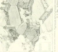 An illustration from The modern home : a book of British domestic architectvre for moderate incomes; a companion volvme to "The British home of to-day" (1906)
