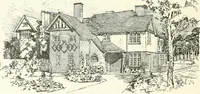 An illustration from The modern home : a book of British domestic architectvre for moderate incomes; a companion volvme to "The British home of to-day" (1906)