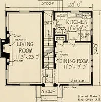 An illustration from Modern homes. (1920)