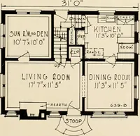 An illustration from Modern homes. (1920)