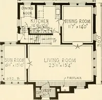 An illustration from Modern homes. (1920)