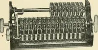 An illustration from Modern instruments and methods of calculation : a handbook of the Napier Tercentenary Exhibition (1914)