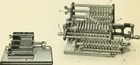 An illustration from Modern instruments and methods of calculation : a handbook of the Napier Tercentenary Exhibition (1914)