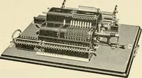 An illustration from Modern instruments and methods of calculation : a handbook of the Napier Tercentenary Exhibition (1914)
