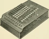 An illustration from Modern instruments and methods of calculation : a handbook of the Napier Tercentenary Exhibition (1914)
