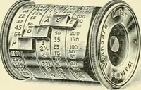 An illustration from Modern instruments and methods of calculation : a handbook of the Napier Tercentenary Exhibition (1914)