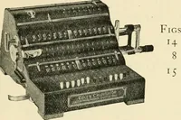 An illustration from Modern instruments and methods of calculation : a handbook of the Napier Tercentenary Exhibition (1914)