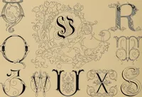 An illustration from Modern lettering, artistic and practical; a thorough and practical text-book for use in schools and colleges and for the self-instruction of architects, artists, decorators and sign writers; the construction of pen and ink designs for commercial uses; advertisements, letter heads, business cards, inscriptions, memorials, resolutions, etc. (1913)