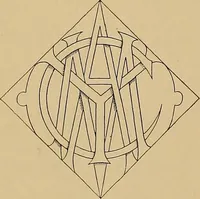 An illustration from Modern lettering, artistic and practical; a thorough and practical text-book for use in schools and colleges and for the self-instruction of architects, artists, decorators and sign writers; the construction of pen and ink designs for commercial uses; advertisements, letter heads, business cards, inscriptions, memorials, resolutions, etc. (1913)