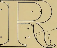 An illustration from Modern lettering, artistic and practical; a thorough and practical text-book for use in schools and colleges and for the self-instruction of architects, artists, decorators and sign writers; the construction of pen and ink designs for commercial uses; advertisements, letter heads, business cards, inscriptions, memorials, resolutions, etc. (1913)