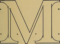 An illustration from Modern lettering, artistic and practical; a thorough and practical text-book for use in schools and colleges and for the self-instruction of architects, artists, decorators and sign writers; the construction of pen and ink designs for commercial uses; advertisements, letter heads, business cards, inscriptions, memorials, resolutions, etc. (1913)