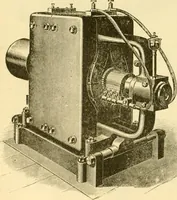 An illustration from Modern mechanism, exhibiting the latest progress in machines, motors, and the transmission of power, being a supplementary volume to Appletons' cyclopaedia of applied mechanics (1892)