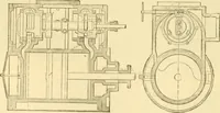 An illustration from Modern mechanism, exhibiting the latest progress in machines, motors, and the transmission of power, being a supplementary volume to Appletons' cyclopaedia of applied mechanics (1892)