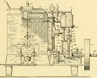 An illustration from Modern mechanism, exhibiting the latest progress in machines, motors, and the transmission of power, being a supplementary volume to Appletons' cyclopaedia of applied mechanics (1892)