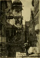 An illustration from Modern paintings by German and Austrian masters (1916)