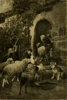An illustration from Modern paintings by German and Austrian masters (1916)