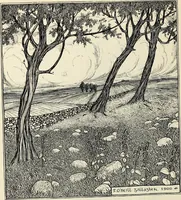 An illustration from Modern pen drawings: European and American; (1901)