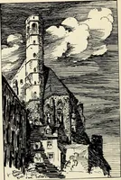 An illustration from Modern pen drawings: European and American; (1901)