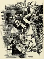 An illustration from Modern pen drawings: European and American; (1901)