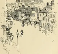 An illustration from Modern pen drawings: European and American; (1901)