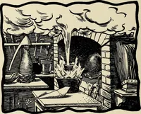 An illustration from Modern pen drawings: European and American; (1901)
