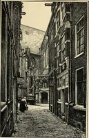 An illustration from Modern pen drawings: European and American; (1901)