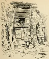 An illustration from Modern pen drawings: European and American; (1901)