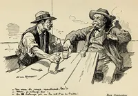 An illustration from Modern pen drawings: European and American; (1901)