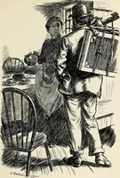 An illustration from Modern pen drawings: European and American; (1901)