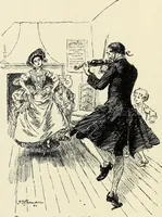 An illustration from Modern pen drawings: European and American; (1901)