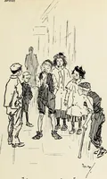An illustration from Modern pen drawings: European and American; (1901)