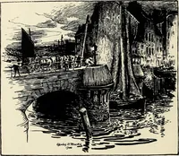 An illustration from Modern pen drawings: European and American; (1901)