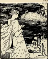 An illustration from Modern pen drawings: European and American; (1901)