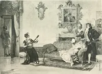 An illustration from Modern Spanish painting; being a review of some of the chief painters and paintings of the Spanish school since the time of Goya (1908)