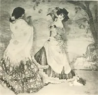 An illustration from Modern Spanish painting; being a review of some of the chief painters and paintings of the Spanish school since the time of Goya (1908)