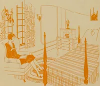 An illustration from Modern telephone service for the home. (1920)