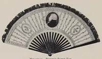 An illustration from Modes & manners ornaments: lace, fans, gloves, walking-sticks, parasols, jewelry and trinkets (1929)