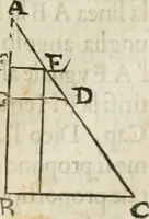 Picture 39 of 112 from Modo del dividere l'allvvioni da qvello di Bartolo, et de gli agrimensori diverso. Mostrato con ragioni mathematiche & con pratica (1579), leaf 114