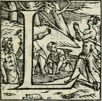 An illustration from Modo del dividere l'allvvioni da qvello di Bartolo, et de gli agrimensori diverso. Mostrato con ragioni mathematiche & con pratica (1579)
