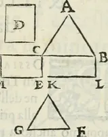 An illustration from Modo del dividere l'allvvioni da qvello di Bartolo, et de gli agrimensori diverso. Mostrato con ragioni mathematiche & con pratica (1579)
