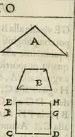 An illustration from Modo del dividere l'allvvioni da qvello di Bartolo, et de gli agrimensori diverso. Mostrato con ragioni mathematiche & con pratica (1579)