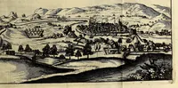 An illustration from Monarchia Hispanica ofte Een reys-beschryvinge, aller koninckrijken, vorstendommen, landen ende steden, door de gantsche werelt verspreyt, en onder der Spaenscher koningen gebiedt staende. (1659)