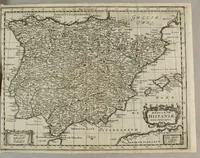Picture 2 of 25 from Monarchia Hispanica ofte Een reys-beschryvinge, aller koninckrijken, vorstendommen, landen ende steden, door de gantsche werelt verspreyt, en onder der Spaenscher koningen gebiedt staende. (1659), leaf 33