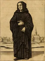 An illustration from Monasticon Anglicanum, or, The history of the ancient abbies, and other monasteries, hospitals, cathedral and collegiate churches in England and Wales. With divers French, Irish, and Scotch monasteries formerly relating to England (1693)
