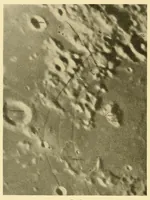 An illustration from Mond-Atlas; nach seinen an der Pia-Stern-warte in Triest angestellten Beobachtungen unter Zugrundelegung der hinterlassenen Zeichnungen und Skizzen. Bearbeitet und mit Unterstützung der kaiserl (1912)