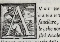 An illustration from Mondi celesti, terrestri et infernali, de gli Academici Pellegrini (1562)
